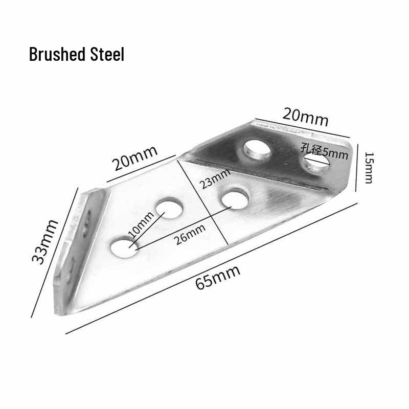 Durable Stainless Steel Multi-Angle Triangle Support Bracket Connector