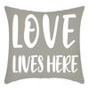New Pillowcase Green Plant Wreath Letter Printing Print Pillow Home Sofa Cushion Cover