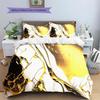 1PC Abstract marble pattern Bedding Quilt Set Quilt Cover Pillowcase Home Decoration Birthday Gift (1 * duvet cover + 2 * pillowcase, without core)
