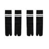 2Pairs Breathable Toe Mid Calf Socks Sweat Absorption Toe Separator Socks Two Toe Tube Socks  Women