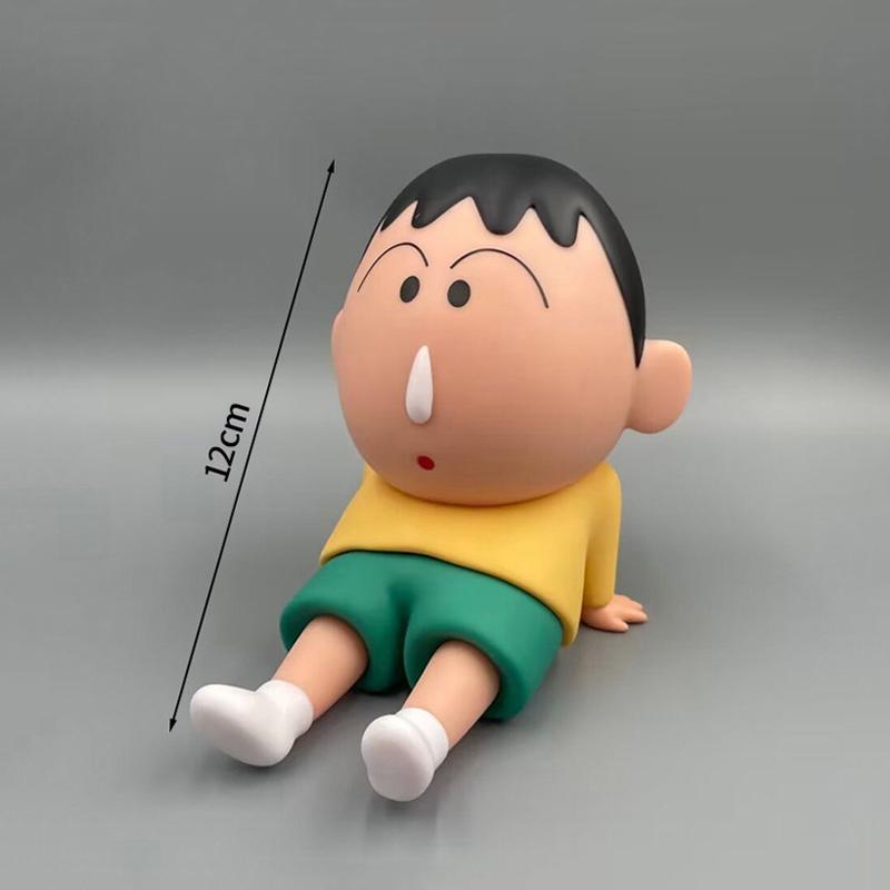 3D Crayon Shin chan Phone Stand Anime Cartoon DIY Crayon Shin chan Model Decoration Office Decor New Year Navided Party Gift