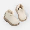 Autumn/Winter Infant & Girls' Leather and Cotton Boots, Korean Style