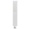 G1 2 Flat Square Shape Handheld Shower Head Copper Bathroom Shower Sprayer for Home Hotel