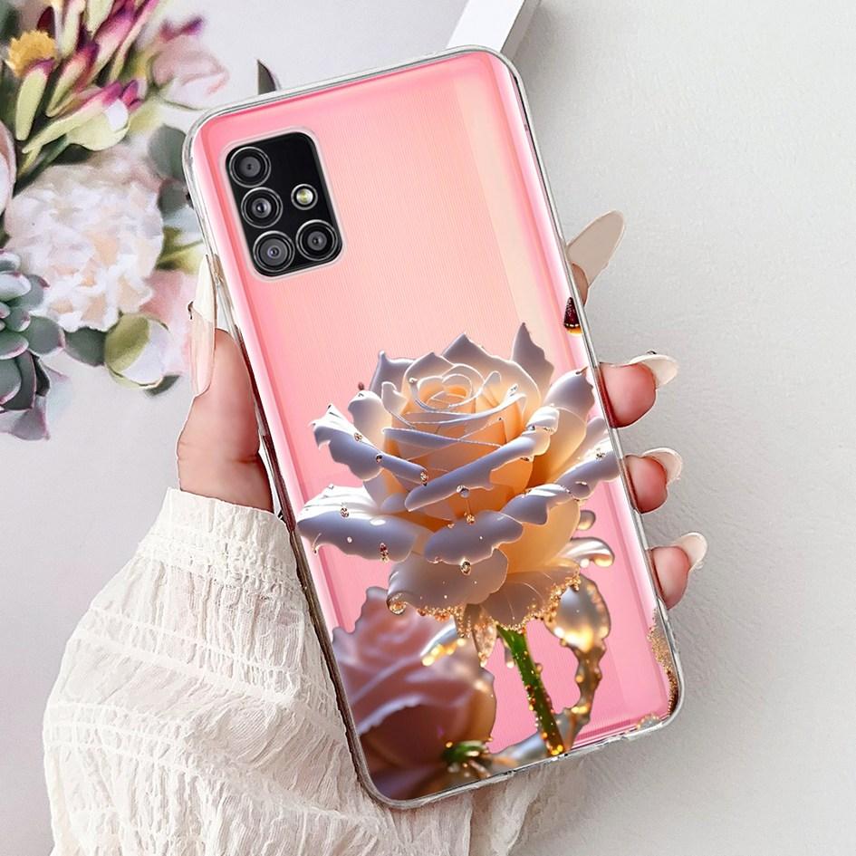 For Samsung Galaxy A71 A51 A31 Case A315F A515F A715F Cover Fashion Painted Soft Silicone Phone Cases For Samsung A51 5G Housing