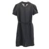 Agnes B. French Linen Short Sleeve Shirt Dress 36 Charcoal Women Used