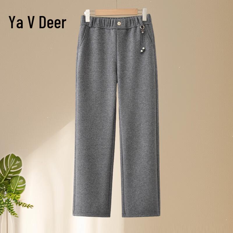 

Ya Lu Women s Elastic Waist Straight-Leg Casual Pants 2XL
