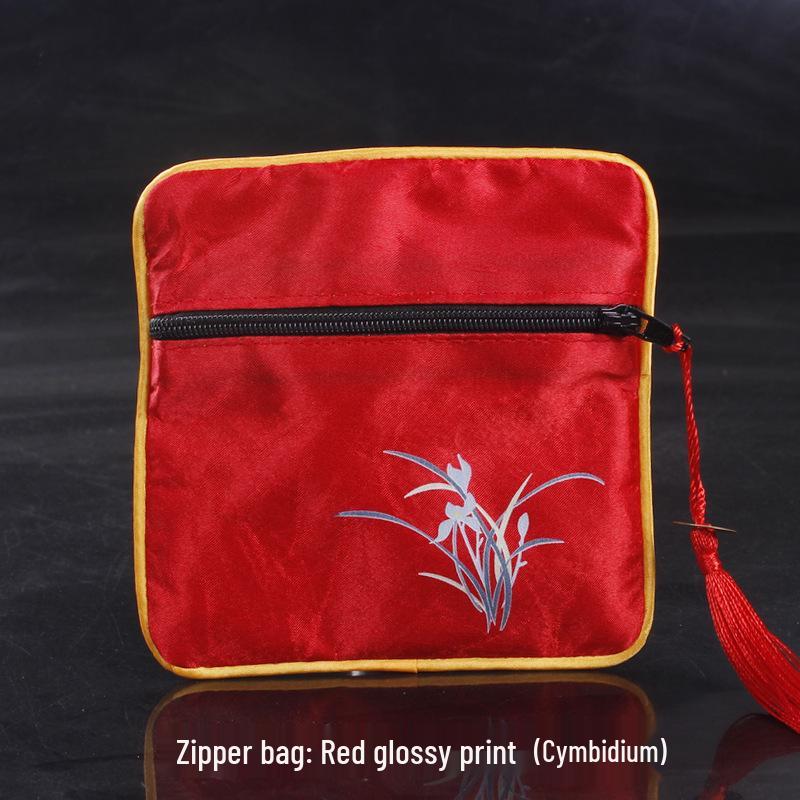 Chinese Osmanthus Embroidered Silk Brocade Sachet - Ethnic Style