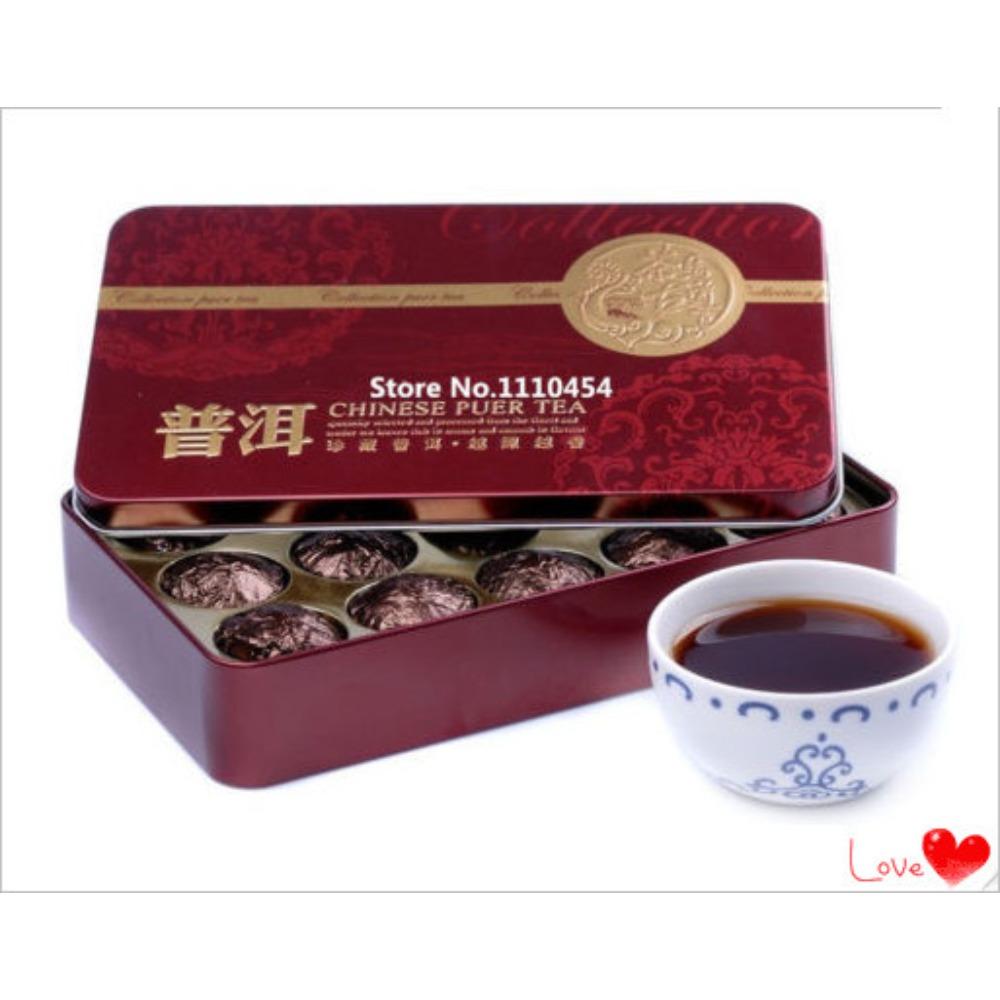 Organic Ripe Pu er Tuocha Black Rice Aroma Natural Energy Boost 50g 01