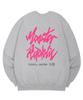 MONSTER REPUBLIC Authentic Logo Pink Sweatshirt Gray_8123