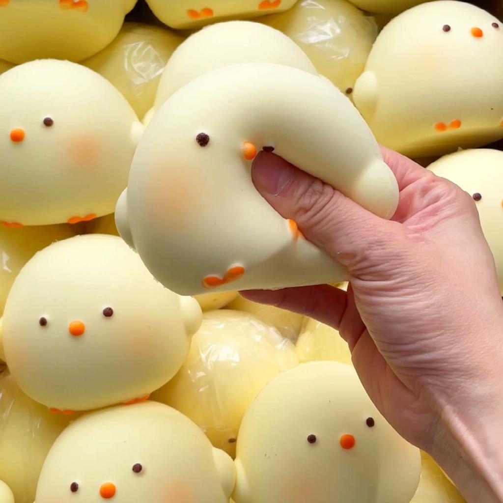 Küken Süß Squishy Knetspielzeug Langsam Aufgehend Stressabbau Sensorisches Fidget Spielzeug Für Angst/ Squishy Knetspielzeug Erwachsene Kinder