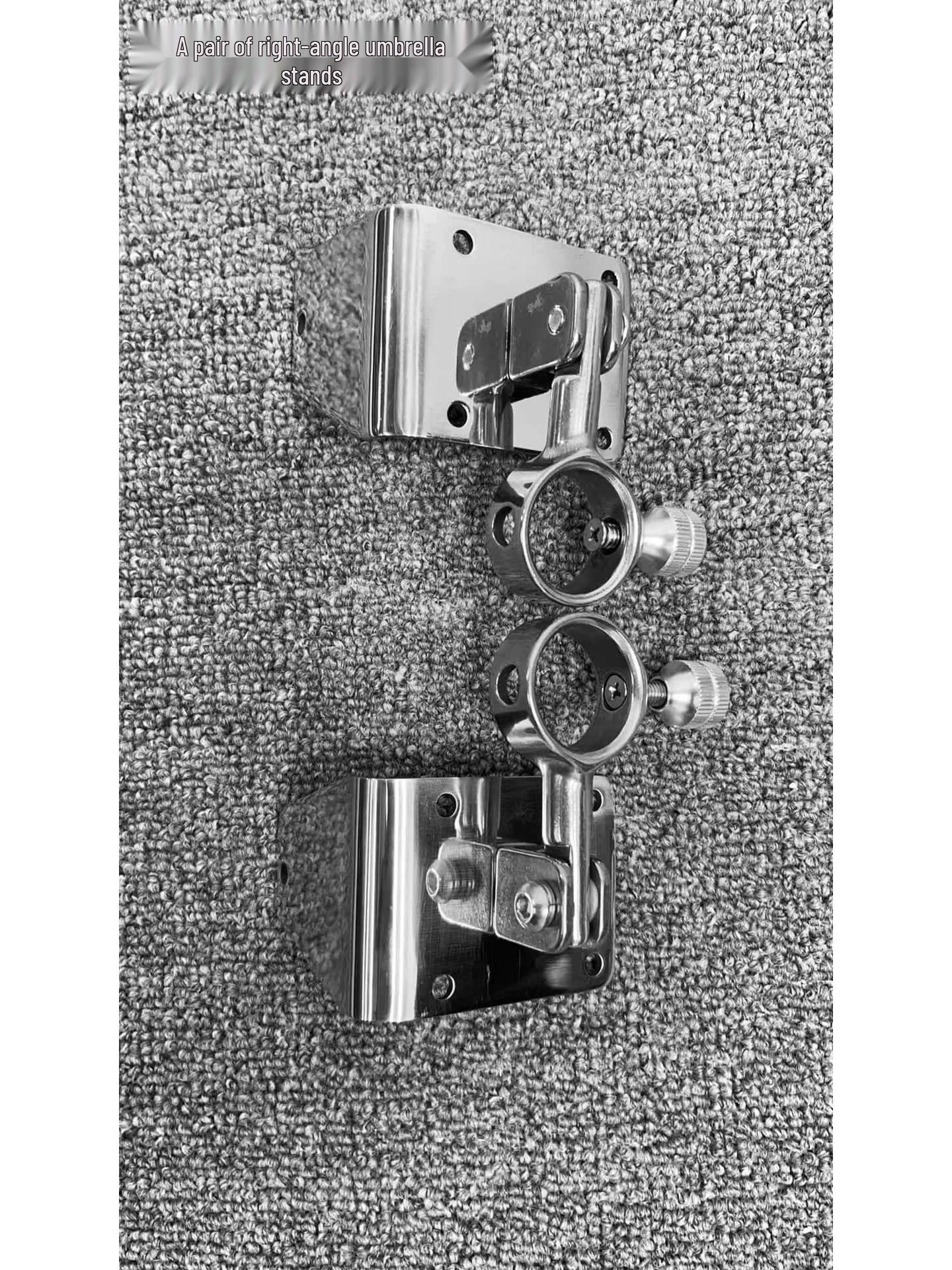 

2024 Fishing Box Accessories: Stainless Steel 5-Piece Corner Rod Holder Set