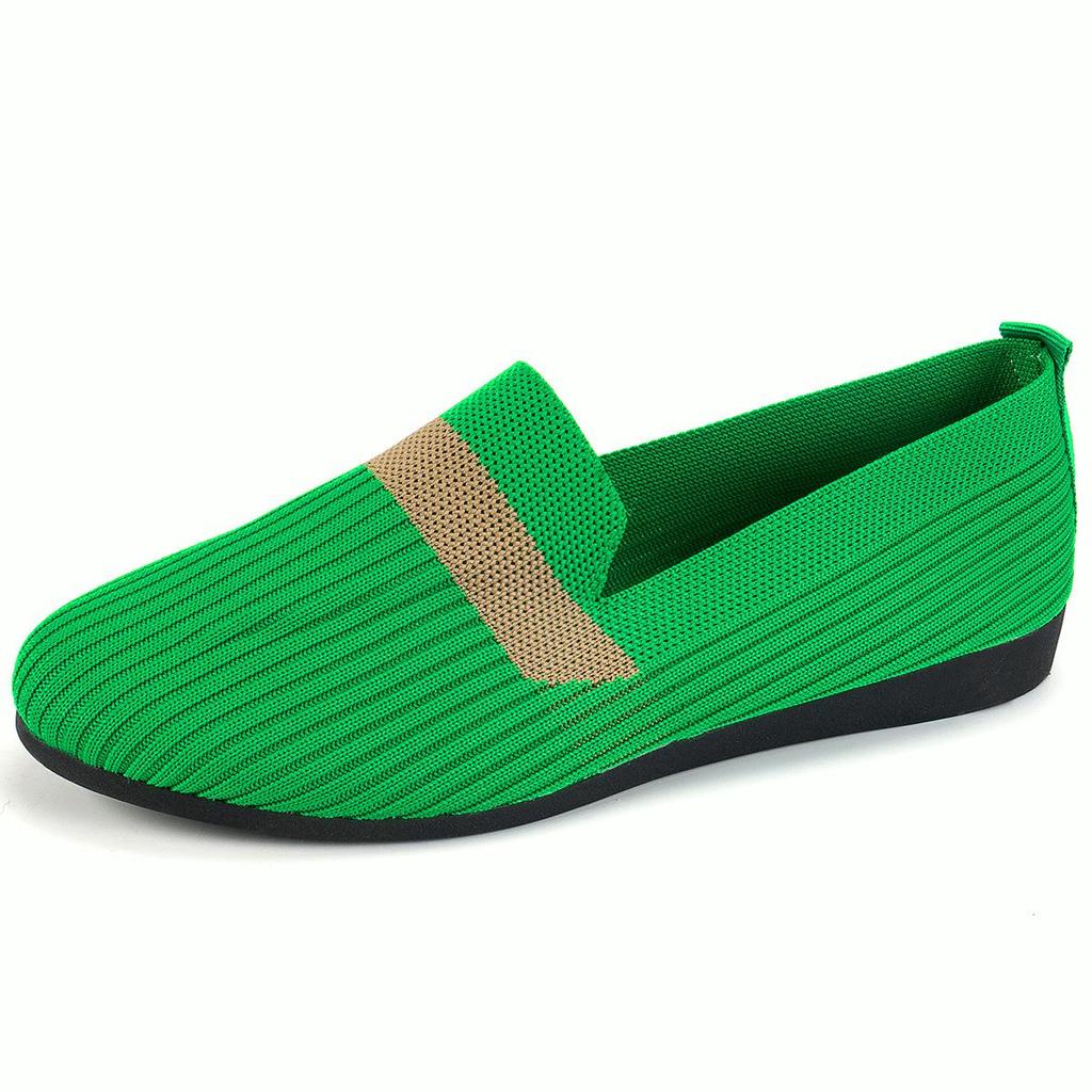 2023 Autumn Women's Plus Size Round Toe Flat Loafers Casual Moccasins
