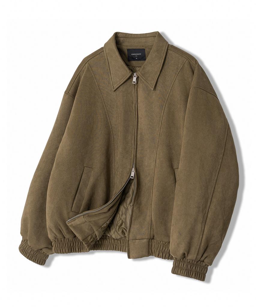 Underoff Suede Padded Blouson Jacket 4 Colors