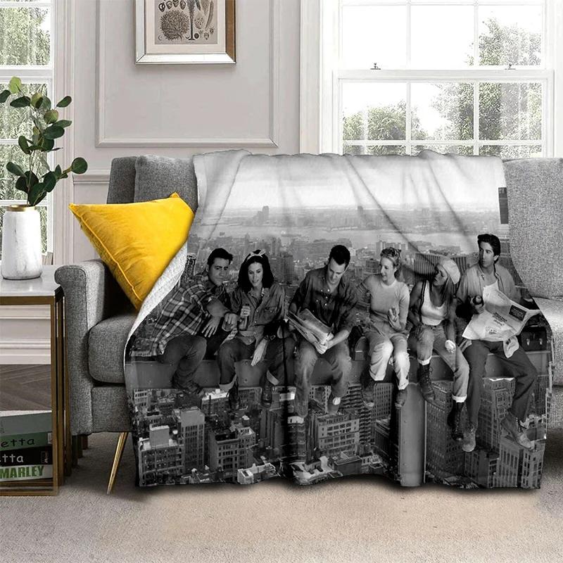 HD Classics TV Friends D Print Throw Blanket Soft Cozy for Home Bedroom Sofa Travel Picnic Office Kids Cover