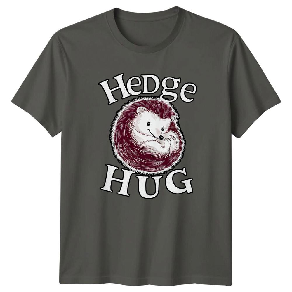 Hedge Hug Graphic TShirt Cute Hedgehog Pun Tee Sarcastic Gift S