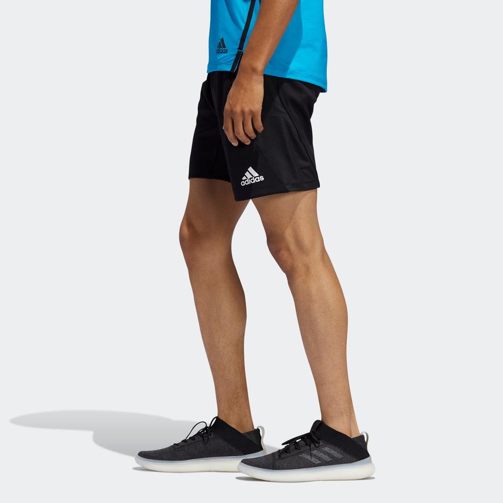 Adidas Primeblue 4K Logo Versatile Training Shorts Men Shorts Black FJ6139