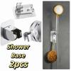 Adjustable Angle Design Punch-Free Shower Head Bracket  Daily Comfort Improvement