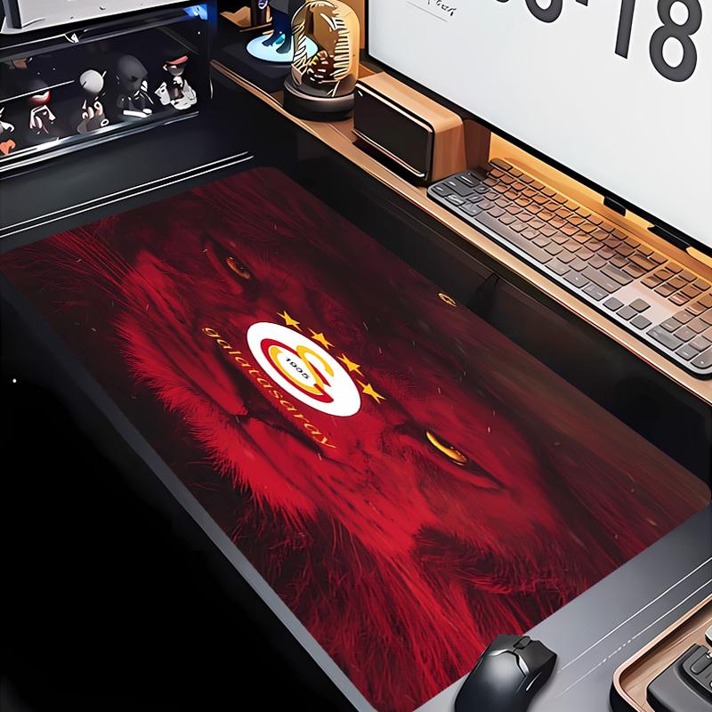 Galatasaray S.K Theme Premium Non-slip Mouse Pad with Stitched Edges,Durable Rubber Material,for Desktop & Gaming Great Gifts