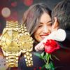 Oidea Women's Waterproof Rainproof Wristwatch Round Dial Stainless Steel Gold Case Luminous Night Light Calendar Elegant Gift Valentine Christmas