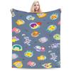 Cartoon Pokemon  Blanket Quality Soft Warm  Bedding Throws Winter Boy Girl Living Room Funny Bedspread
