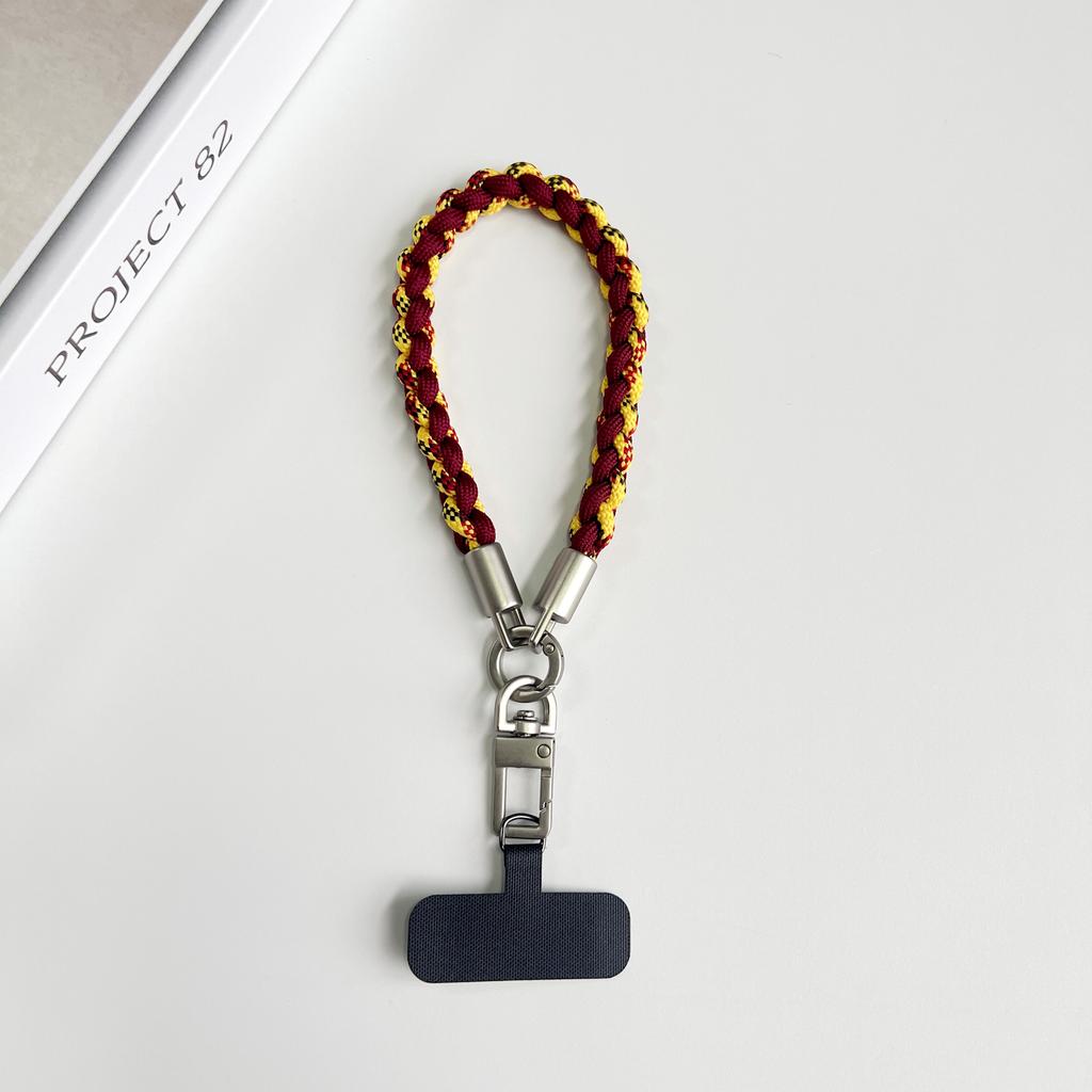 Creative Hand-Woven Mobile Phone Lanyards, Wristbands, Short Rope Strings, Pearl Jewelry, Pendants, Safety Anti-Loss Ropes