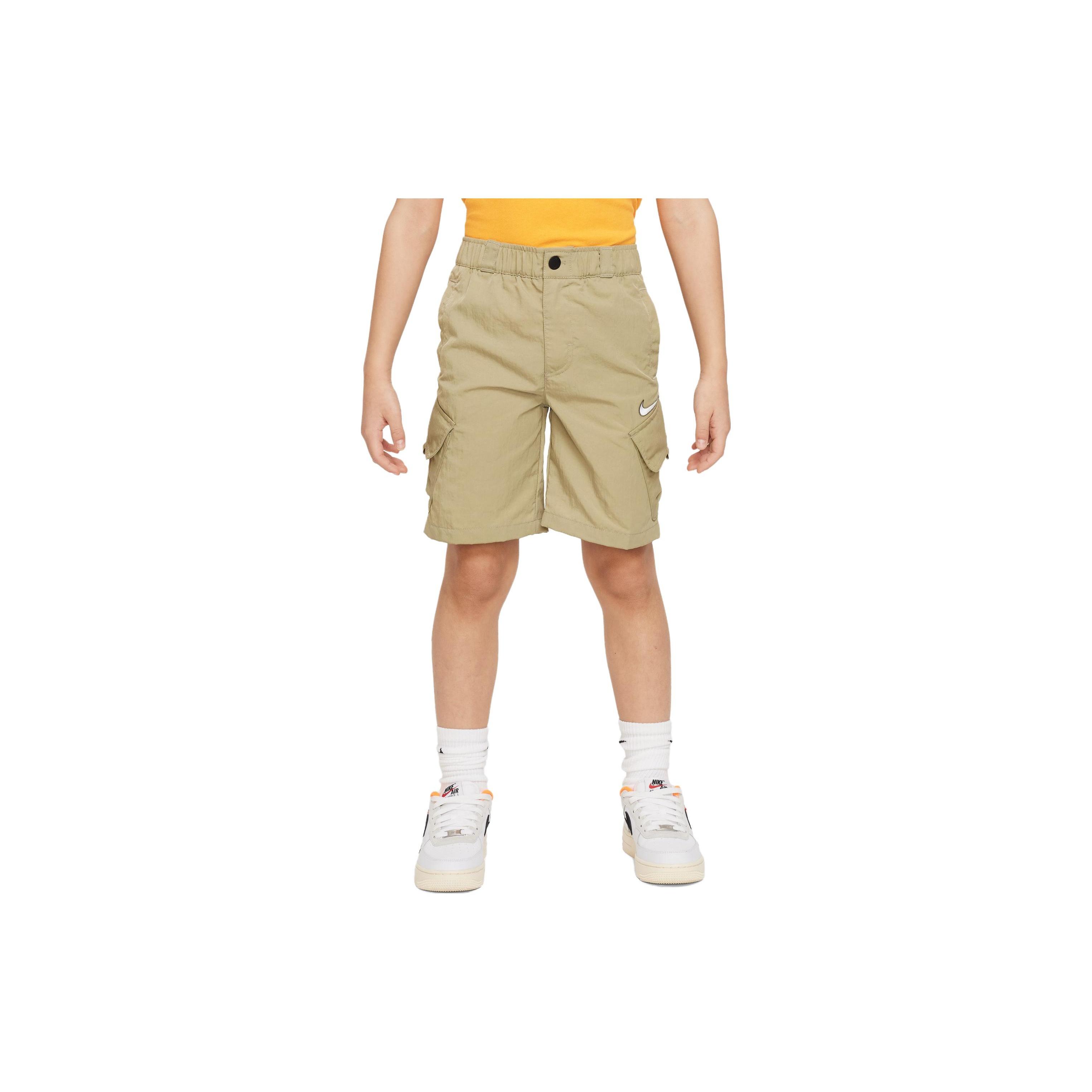 (PS) Nike Outdoor Play Woven Cargo Shorts Neutral Olive Kids FB1326-276 L
