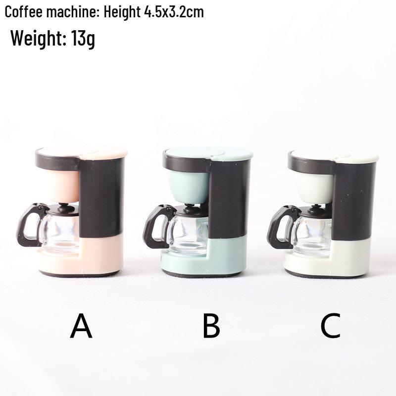 Dollhouse Kitchen Mini Coffee Machine & Appliance Set