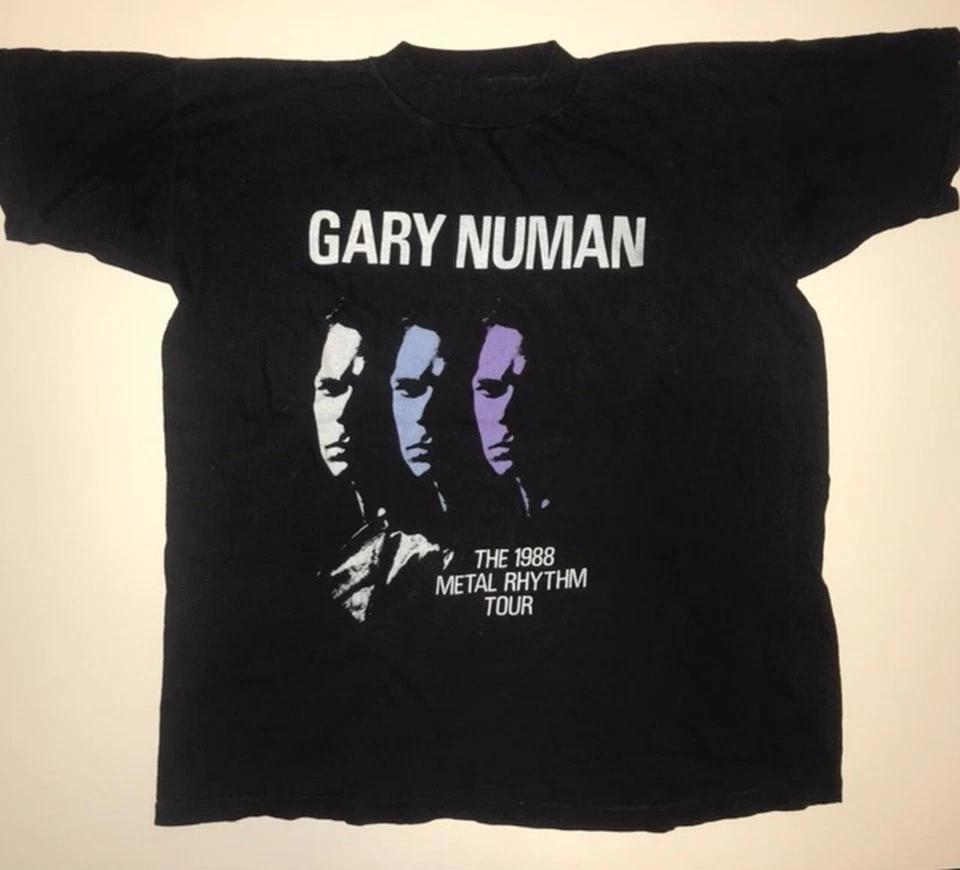 New The Gary Numan metal rhythm Shirt Black All size 2XL