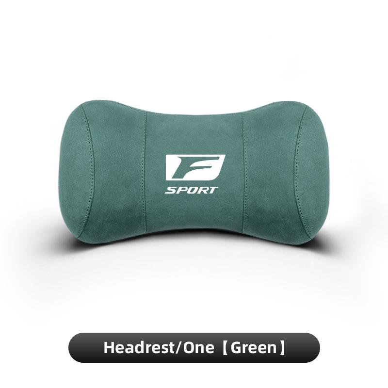 Lexus Car Seat Suede Memory Cotton Neck Pillow Headrest For Lexus LS LC RZ RX330 IS250 Ct200h ES300h RX350 IS300h NX300h RX400h
