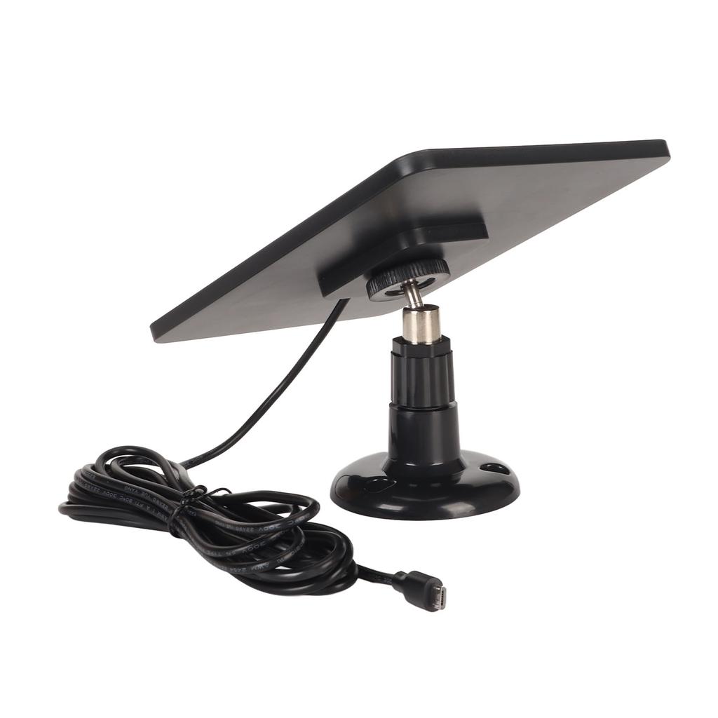 Camera Solar Panel IP65 Waterproof Camera Charger 5V 4W High Efficiency for Micro USB C