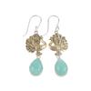Natural Amazonite Gemstone 925 Sterling Silver Jewelry Handcrafted Earrings2.20" EE-44-25