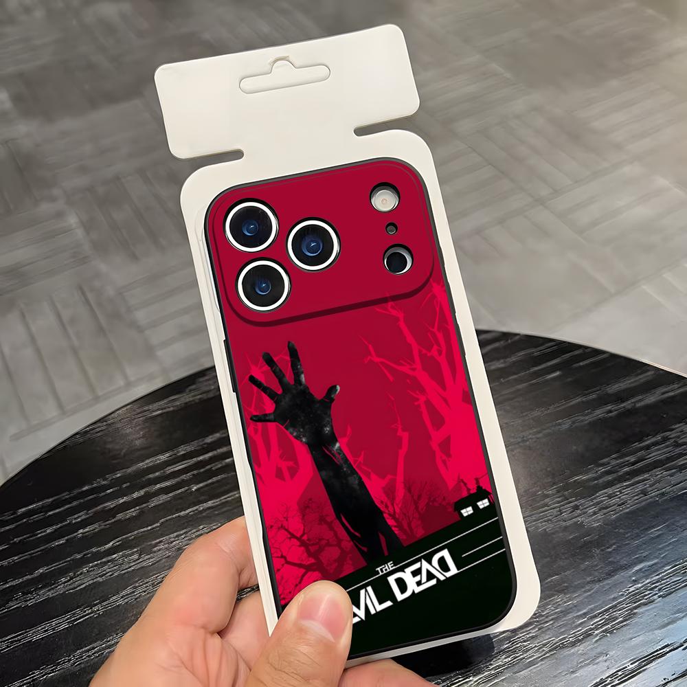 Horror Movie Evil Dead Phone Case For IPhone 17 Air 16 E Pro Max 15 14 13 Mini 12 Pro 11 Max Plus Black Soft Shell