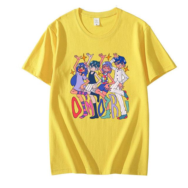 

Футболка Omori из 100% чистого хлопка, игра Omori, ролевая игра, аниме, Omocat, подростковая видеоигра, Обри, молодой герой, игра Omori, Kelsey Boy, Lofi Monster 4XL