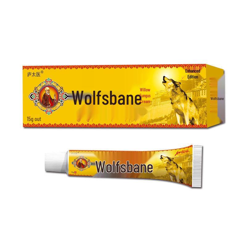 Lutaiyi Wolfsbane Antibacterial Foot Spray & Anti-itch Cream Set