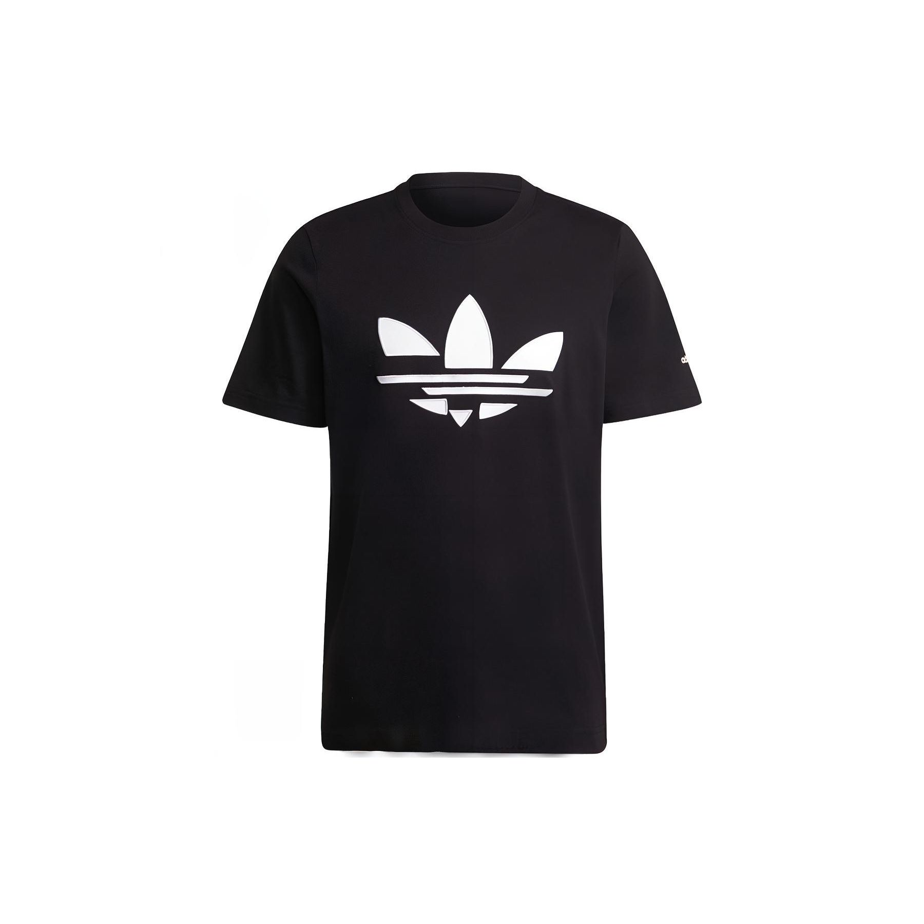 

Adidas Originals Trefoil Classic Большой Логотип Дышащая Футболка с Коротким Рукавом Мужские Топы Черный H35647 M