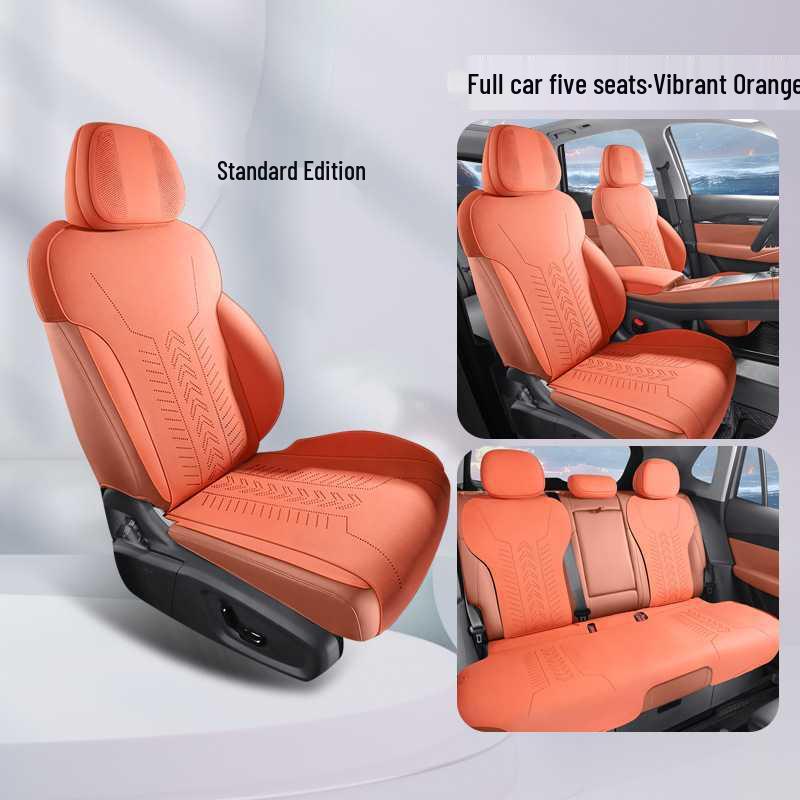 All-Season Suede Seat Cushions for Geely Galaxy E5 - Semi-Enclosed Design