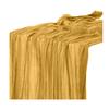 Flag Solid Color Pleated Design Bohemia Style Wedding Table Runner