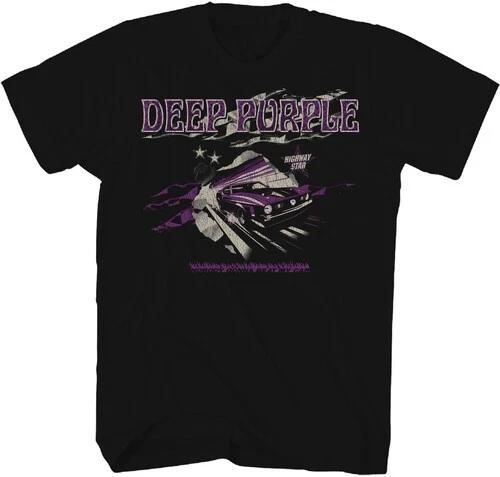 Deep Purple - Deep Purple - Highway Star T-Shirt - Large Black 24DPP021A3 [New ] S