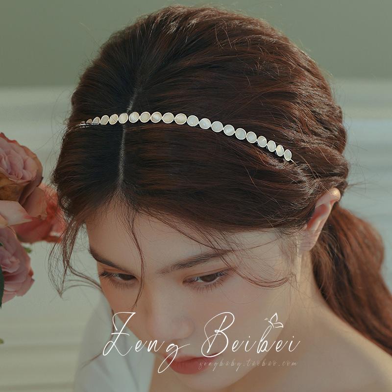 New Exquisite Elegant Opal Thin Hairbands Headband Gift For Women Girls Hair Head Hoop Bands Accessories Headdress Headwear