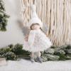 Soft Christmas Angel Girl Ornaments Handmade Christmas Tree Hanging Decoration  New Year Gift