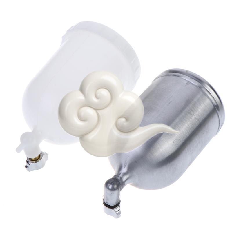 400CC Plastic/Aluminum Spray Paint Pot Air Gravity Feed Sprayer Cup Pneumatic Tool Accessories For F75 W101 W71 W77