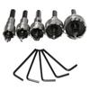 5pcs Stainless Steel HSS Hole Saw 16-30mm Size Hole Saw Cutter Stainless Steel Cutter  Metal Working