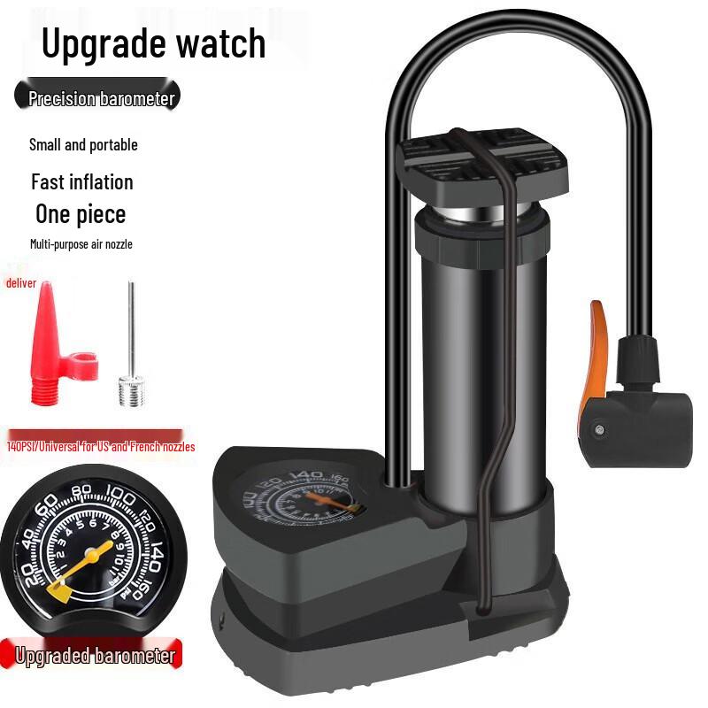 Portable Electric High-Pressure Air Pump for Home, Battery-Powered Foot Pump for Basketballs