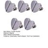 5 Pcs Magnetic Curtain Buckles Curtain Closure Heart-shaped Buttons Detachable Pins Heart Magnets for Home Room Window Curtains RV Blinds