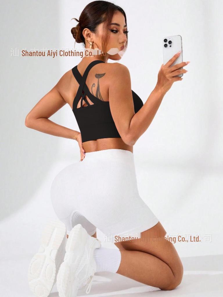 Shockproof Push-Up Sports Bra: Cross-Border, Quick-Dry, Beautiful Back Design, Large Size, Hot-Selling for Running and Yoga