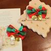 7Pcs Christmas Bow Xmas Tree Decoration Bell Bow Christmas Ornaments Bowknot Crafts New Year Navidad DIY Gift Wrapping Decor