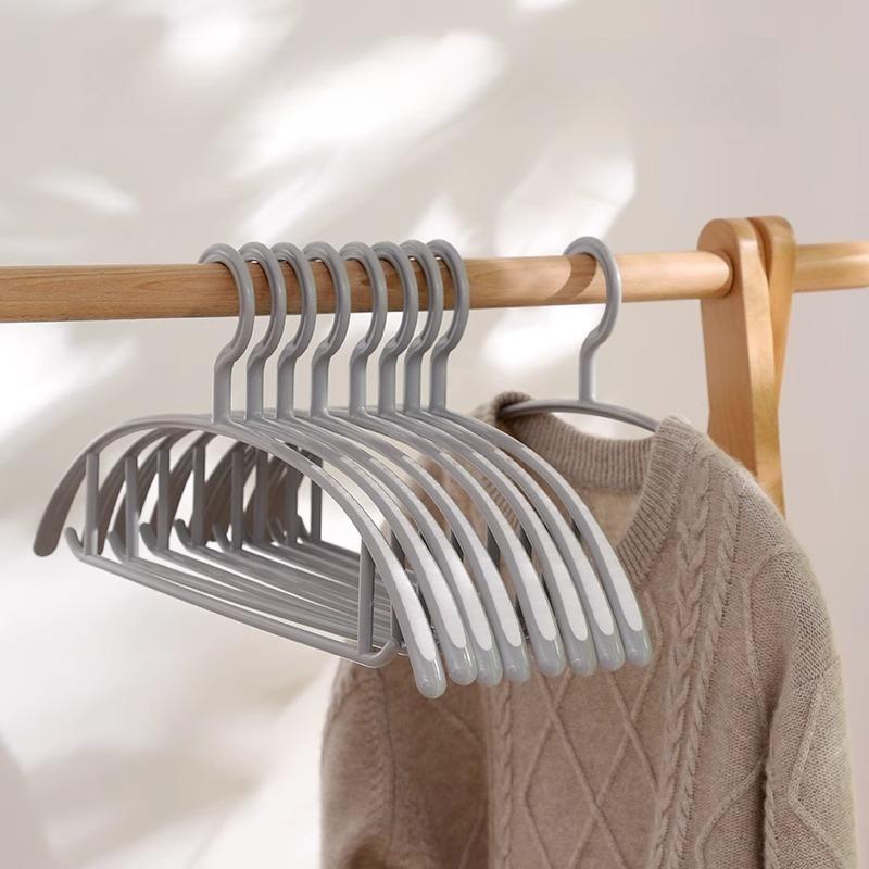 Non Slip No Shoulder Bump Clothes Hanger Household Anti Slip Hanger For Drying Hanging Dormitory Daily Use