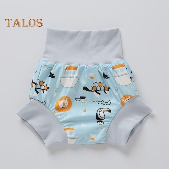 Baby Swimming Trunks 3-Layer Protection Urine Cushion Towel Washable Reusable Elastic Waist Baby Swim Shorts