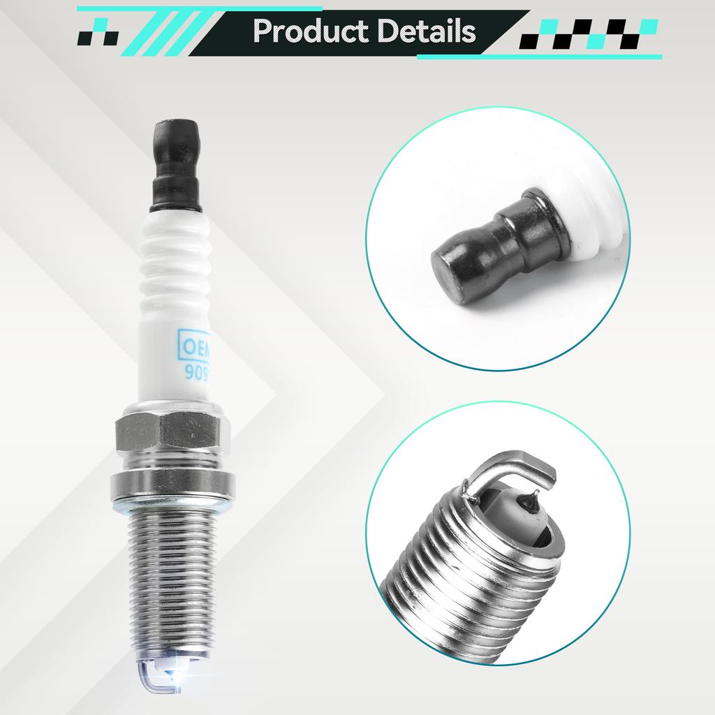 4 buc Buji Iridiu Auto 90919-01233 Accesorii Aprindere Auto Pentru Toyota Camry RAV4 Jeep Infiniti Nissan Sentra Altima Dodge Ram 2005-2018