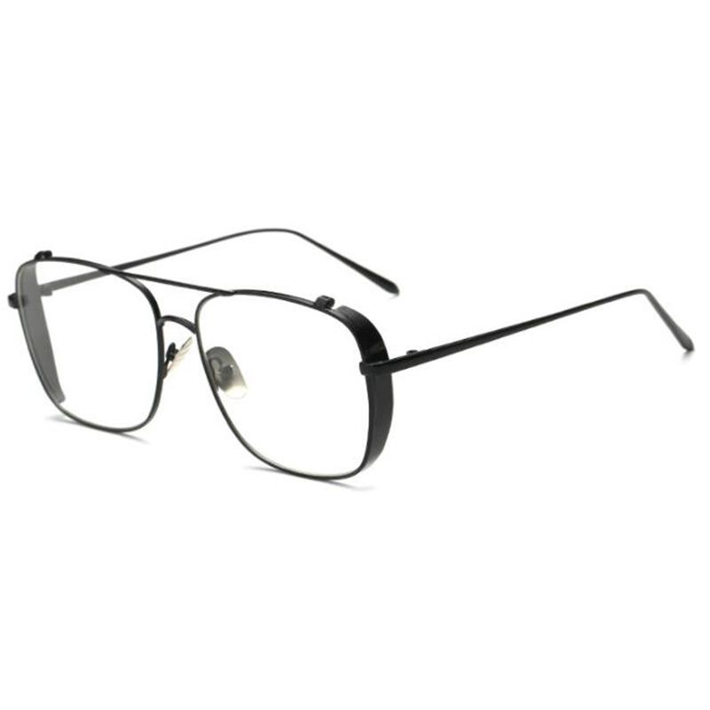 Masculine Anti Blue Light Blocking Metal Square Reading Glasses Women Men Optical Presbyopic Eyeglasses Frame Plus 0 to +2.0 +6